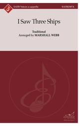 I Saw Three Ships SATB choral sheet music cover